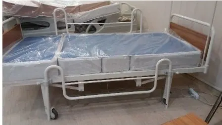 Alezli sıvı gecirmez hasta karyolası yatağı sünger 15 cm kalınlığında