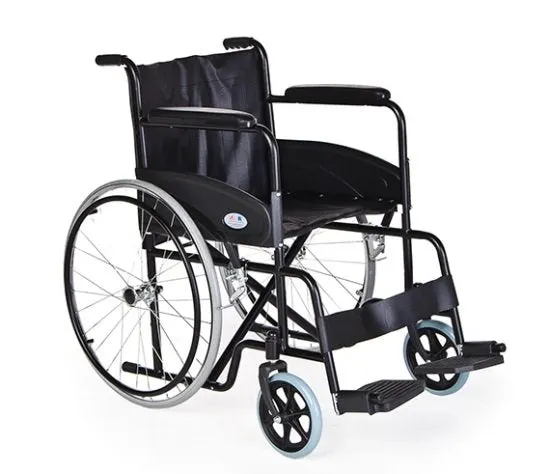 Comfort Plus Standart Tekerlekli Sandalye - Çelik ve Katlanabilir