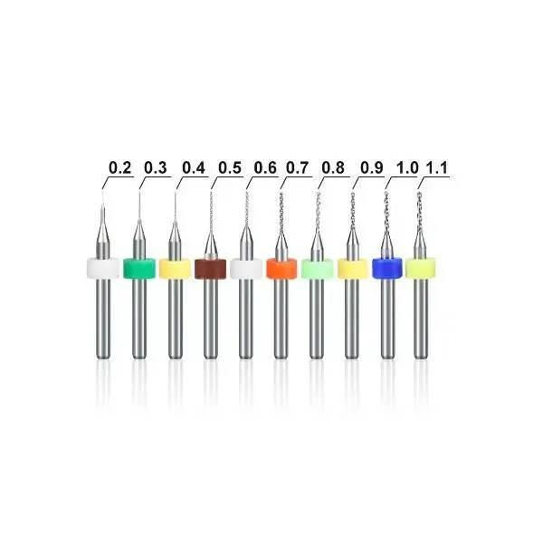 0.2mm-1.1mm PCB Mini CNC/Matkap Ucu Seti - 10 Adet