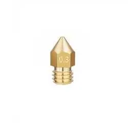 0.3mm Pirinç Nozzle MK8-Ender 3 Uyumlu