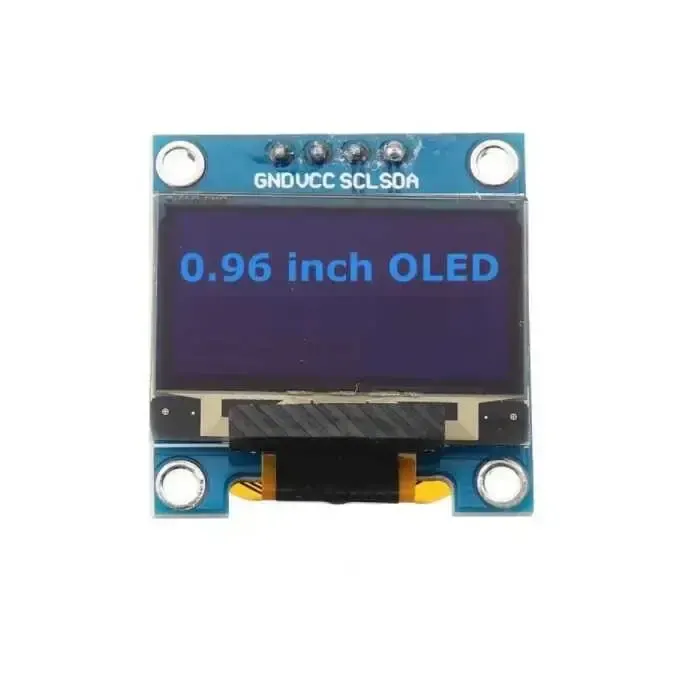 0.96 inch  I2C OLED Ekran 128x64-Mavi/Siyah