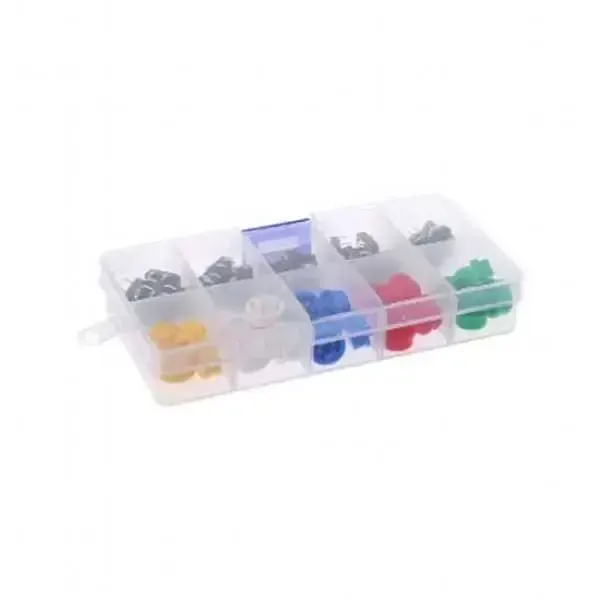 12x12x7.3mm Push Buton ve Kapak Seti