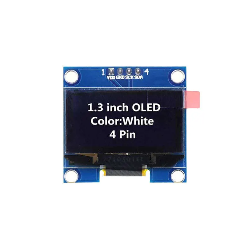 1.3 inch I2C OLED Ekran 128x64 - Beyaz