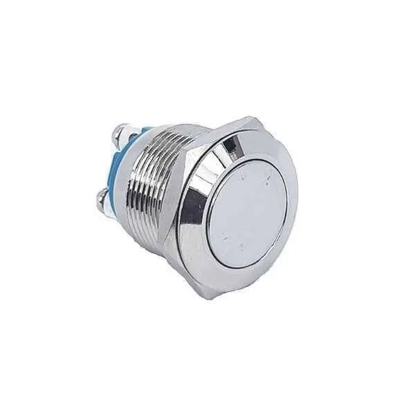 19mm Metal Buton Düz - PBS28B-2