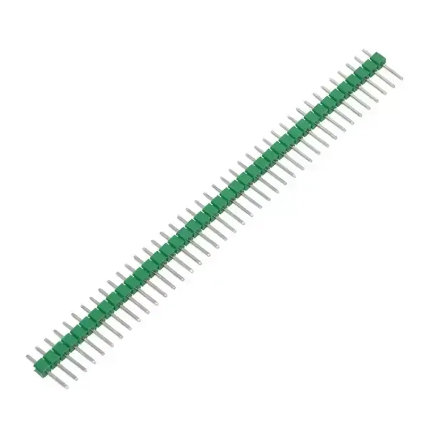 1x40 180 Derece Erkek Pin Header - Yeşil