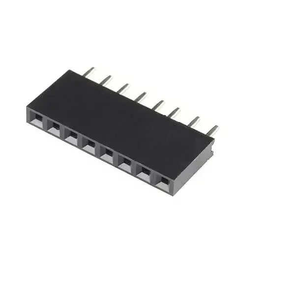 1x8 Pin Dişi Header - Siyah