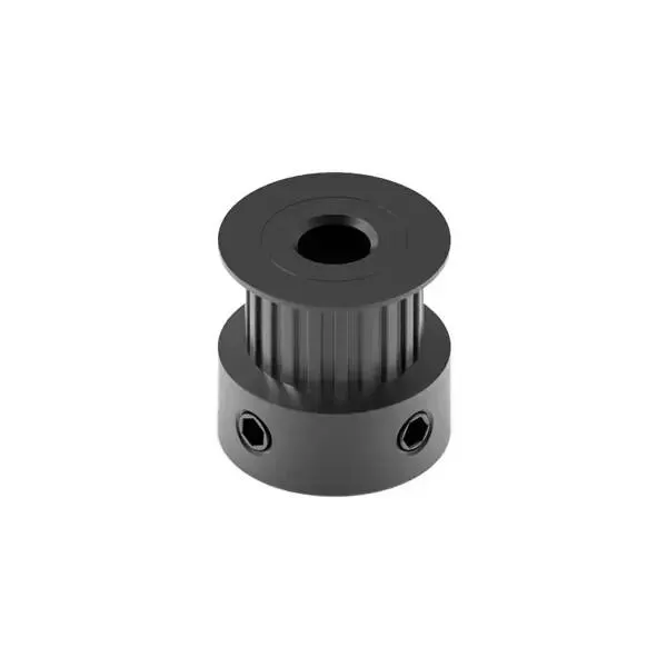 20 Diş GT2 6mm Kasnak - 8mm Şaft Çapı - Siyah
