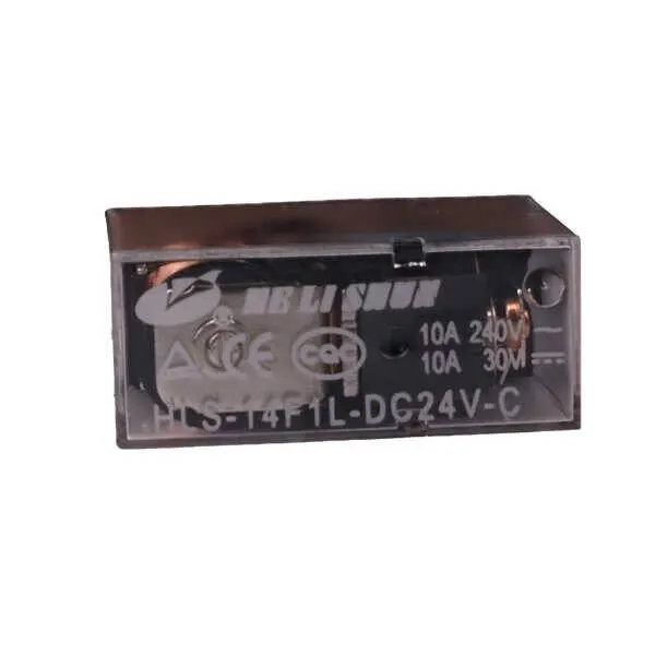 24V 10A Tek Kontak Röle - HLS-14F1L-DC24V-C