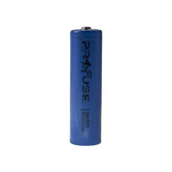 3.7V 1500mAh 18650 Li-ion Şarjlı Pil - Başlı