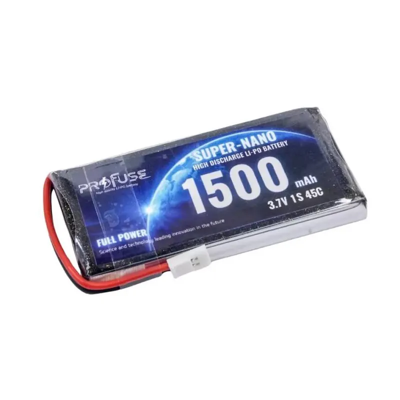 3.7V 1S 1500mAh 45C Lipo Batarya