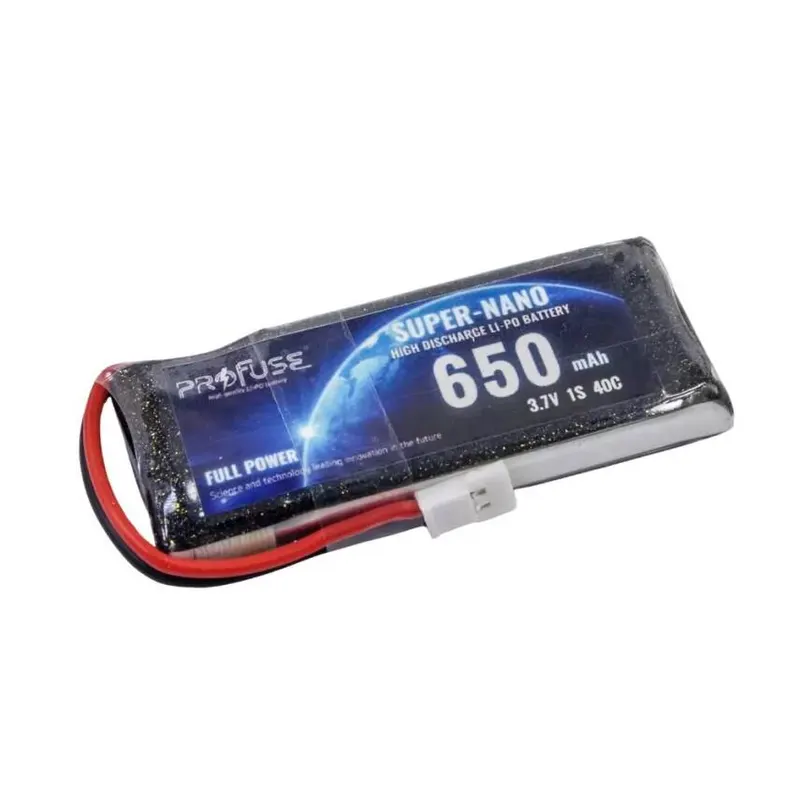 3.7V 1S 650mAh 40C Lipo Batarya