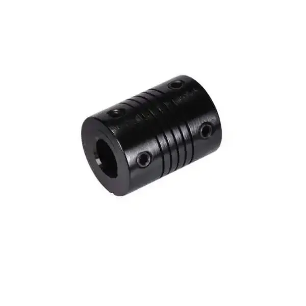 3D Printer Esnek Kaplin 5x8mm Coupler - Siyah