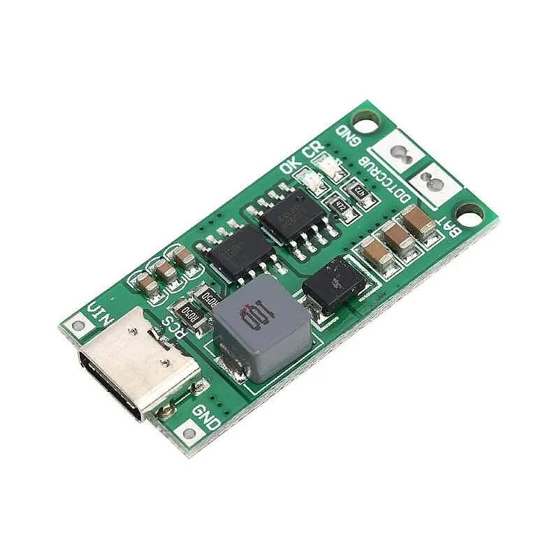3S Li-ion ve LiPo Pil Şarj Modülü 12.6V 2A Type-C Girişli