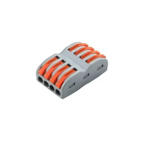 4 Giriş 4 Çıkış Vidasız Klemens - 12-28AWG