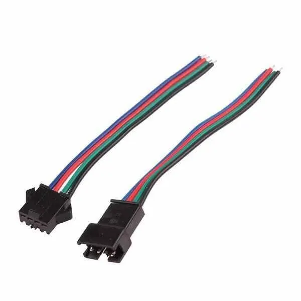 4 Pin JST SM Kablolu Konnektör Seti