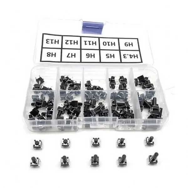 4 Pinli Tact Buton Seti-100 Adet