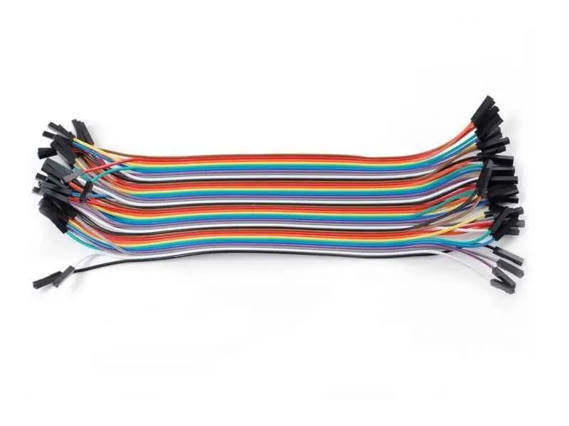 40 Pin Ayrılabilen Dişi-Dişi Jumper Kablo-300mm
