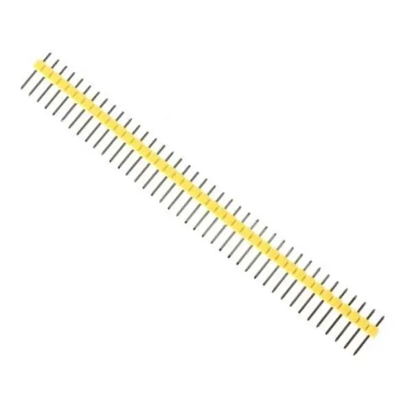 1x40 180 Derece Erkek Pin Header - Sarı