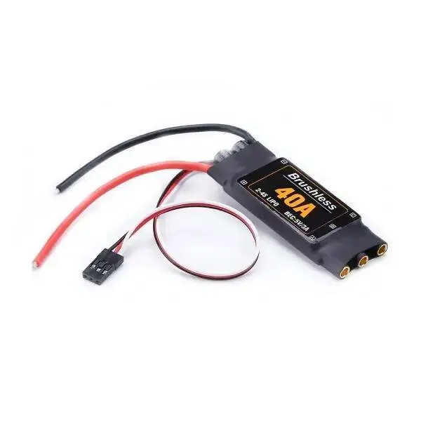 40A ESC Fırçasız Motor Sürücü 2-4S Li/po Uyumlu Bullet Konnektör