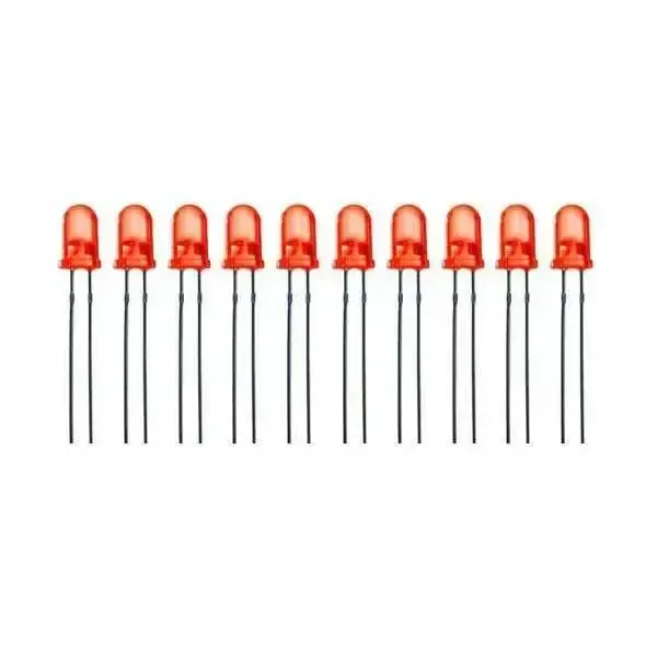 5mm Kırmızı Led - 10 Adet