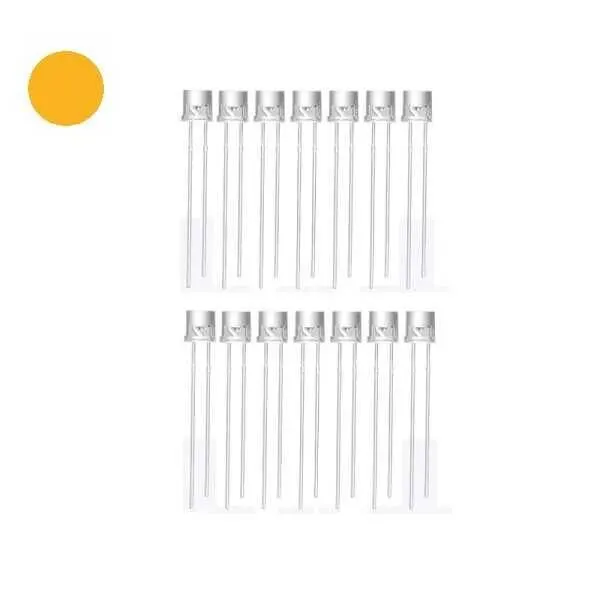 5mm Şeffaf Gün Işığı Kesikbaş Led - 10 Adet