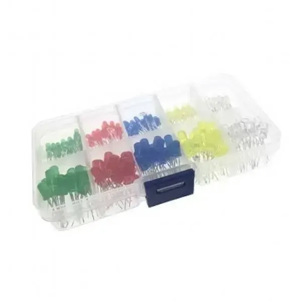 5mm ve 3mm LED Seti-5 Renk-200 Adet