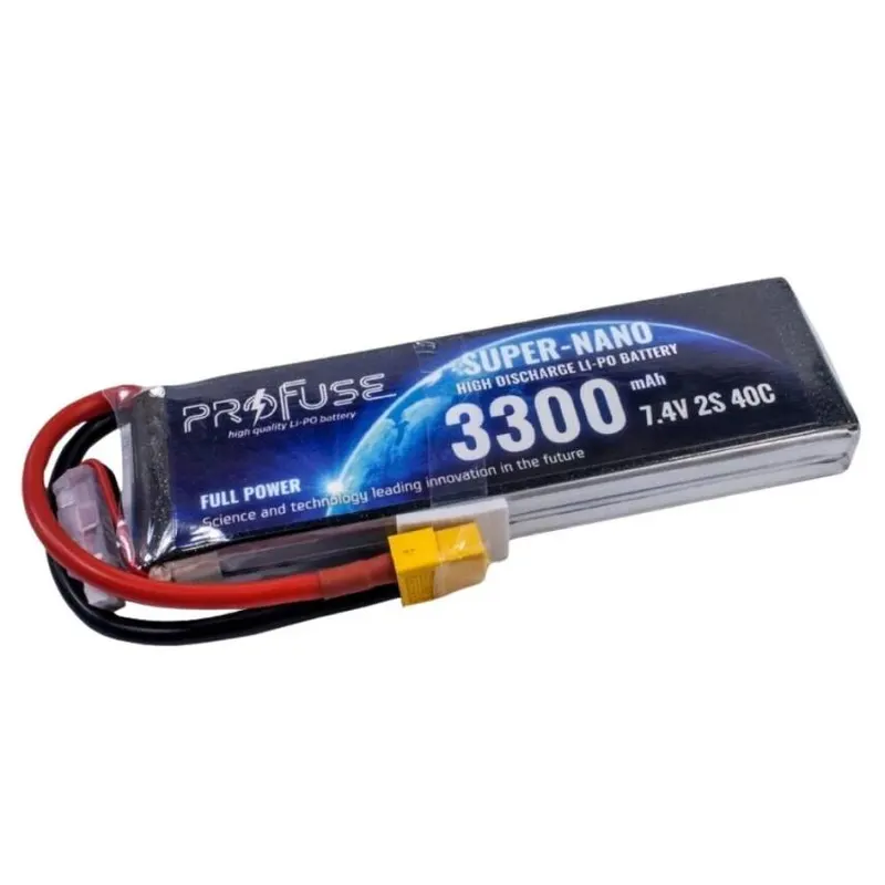 7.4V 2S 3300mAh 40C Lipo Batarya