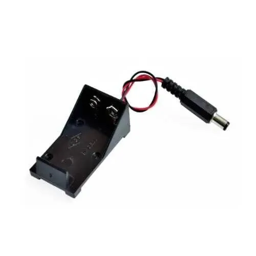 9V Pil Yuvası-Barrel Jacklı