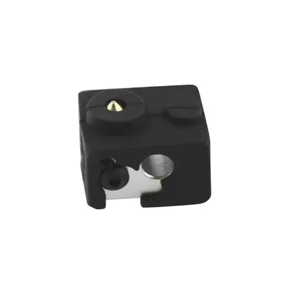 Alüminyum Isıtıcı Blok Silikon Kılıfı E3DV6 - 20x16x12mm - Siyah