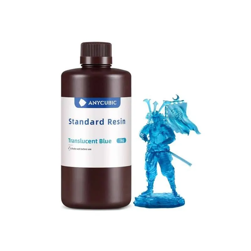 Anycubic Standard Reçine - Transparan Mavi - 1 Kg