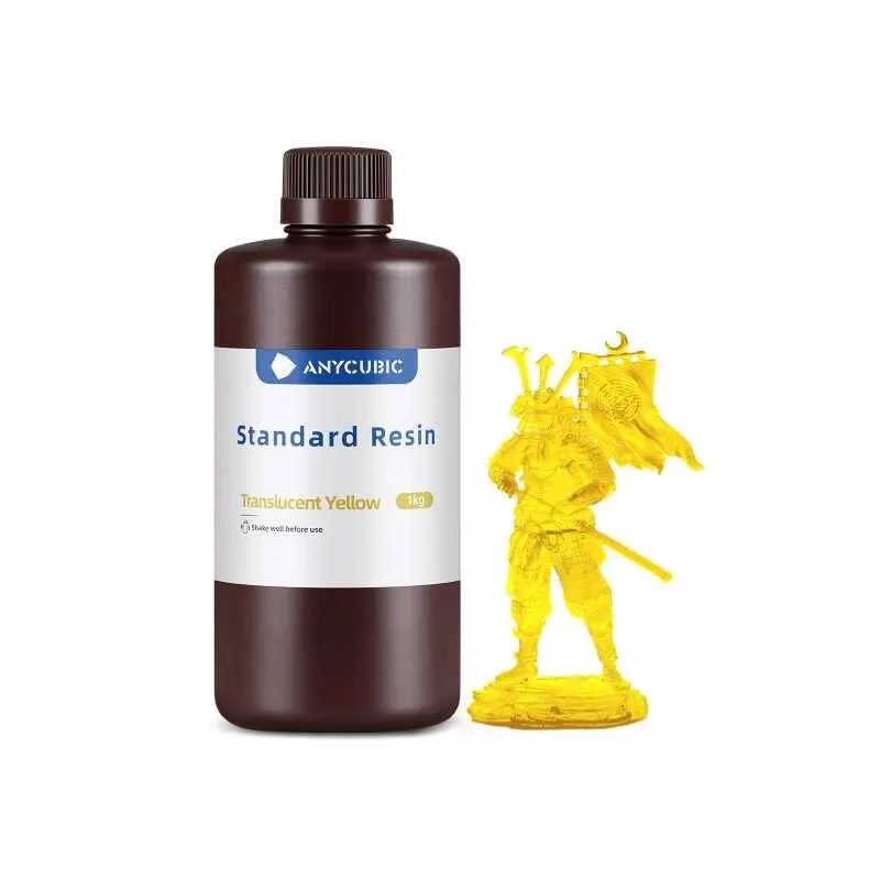 Anycubic Standard Reçine - Transparan Sarı - 1 Kg