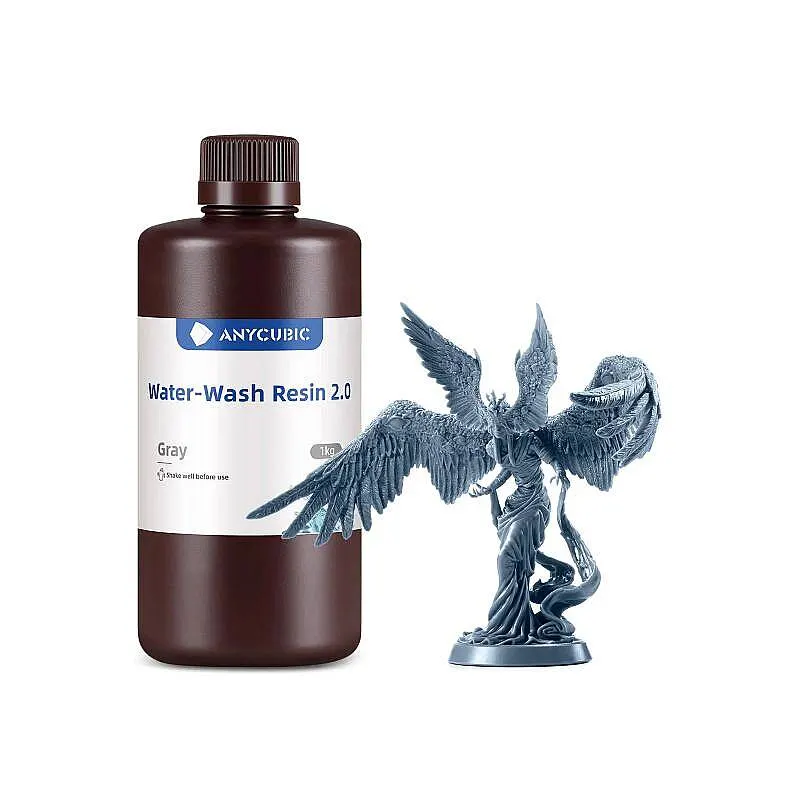 Anycubic Water Washable 2.0 Reçine - Gri - 1Kg
