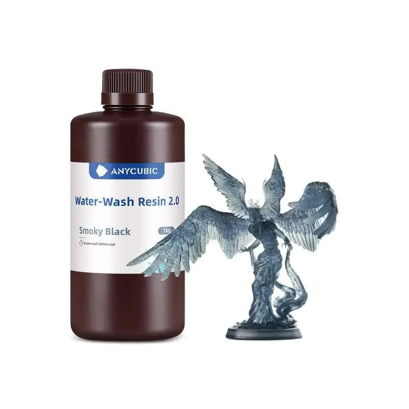 Anycubic Water Washable Reçine 2.0 - Dumanlı Siyah - 1Kg