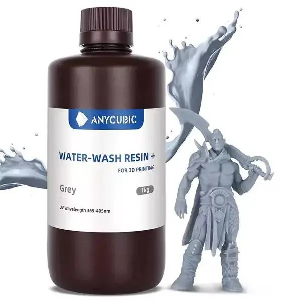 Anycubic Water Washable 3D Yazıcı Reçine - Gri - 1Kg