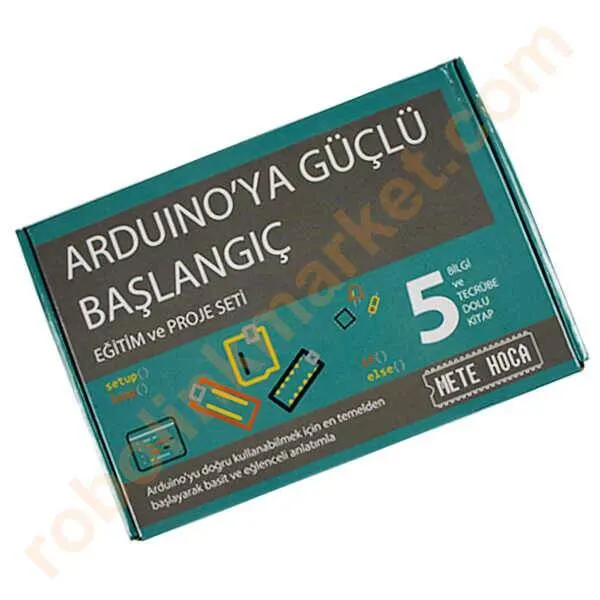 Arduino Güçlü Başlangıç Eğitim ve Proje Seti - Mete Hoca