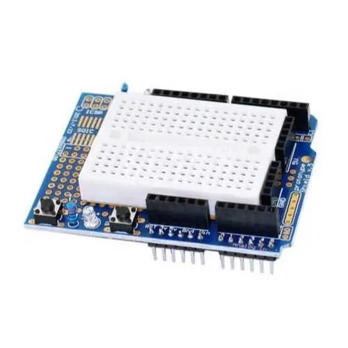 Mini Breadboardlu Arduino UNO R3 Proto Shield Kiti