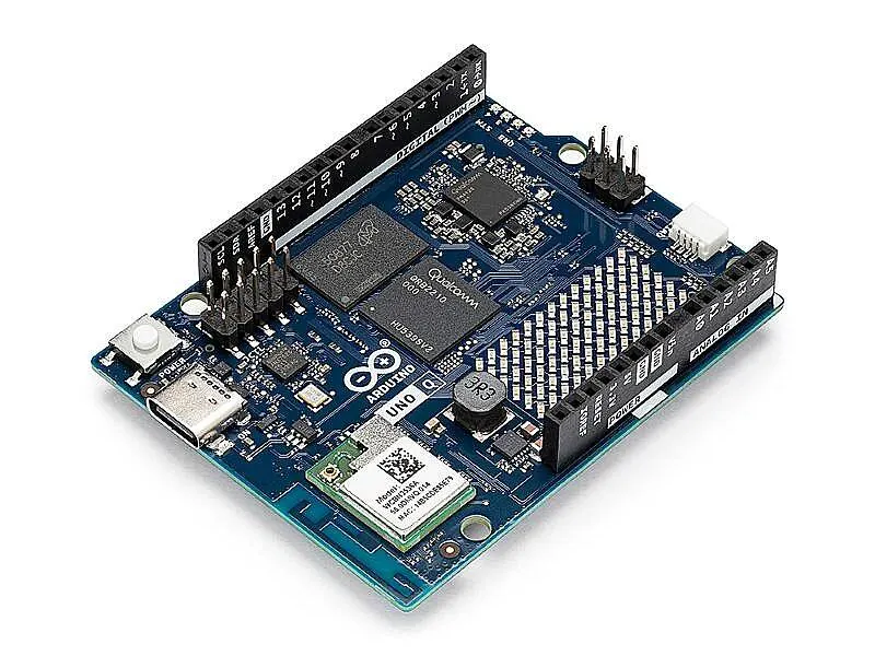 Arduino UNO Q 4GB Geliştirme Kartı - Qualcomm Dragonwing QRB2210 - 32GB eMMC