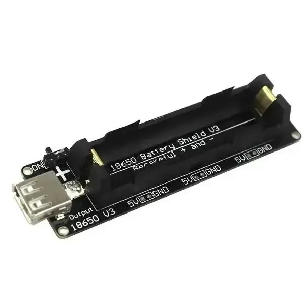 Arduino ve WEMOS ESP32 Uyumlu Mikro USB Lityum Batarya Şarj Shield - V3