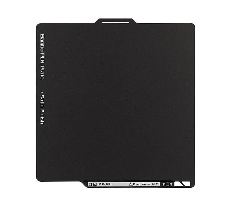 Bambu Lab Orijinal PLA Satin Plate FAP005 - A1 / P1 / X1 Uyumlu 256x256mm
