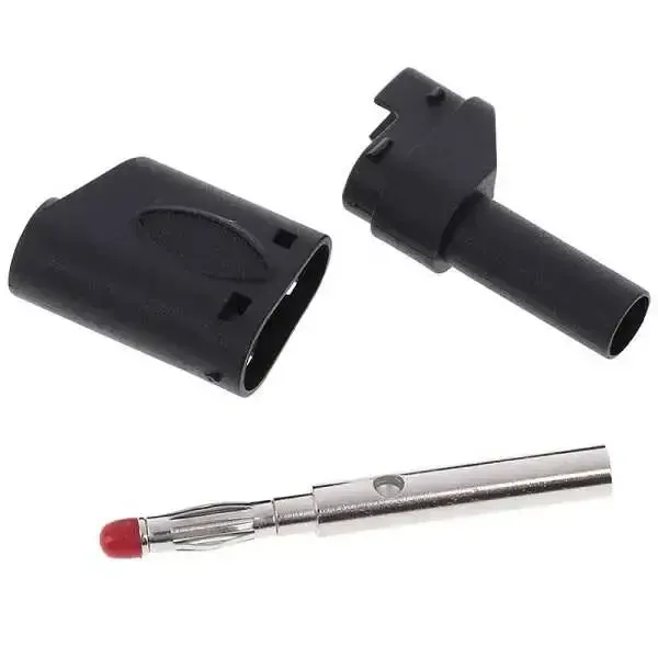 Banana Jak Korumalı Tip 4mm IC-238E - Siyah