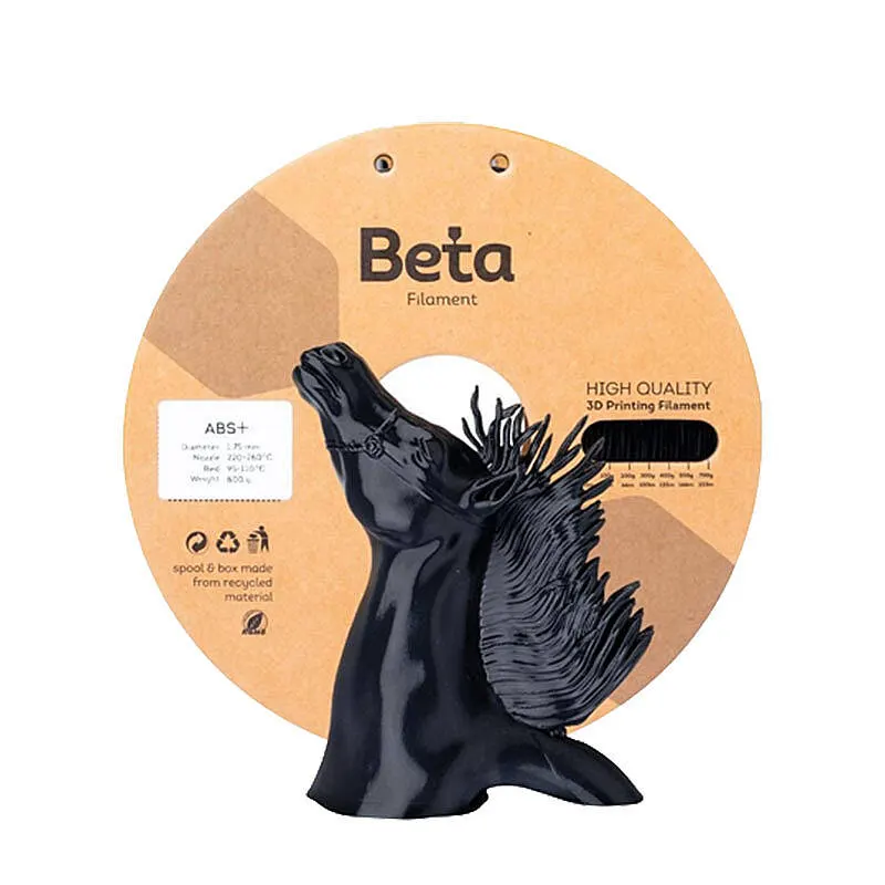 Beta ABS Plus Siyah Filament 1.75mm 800gr
