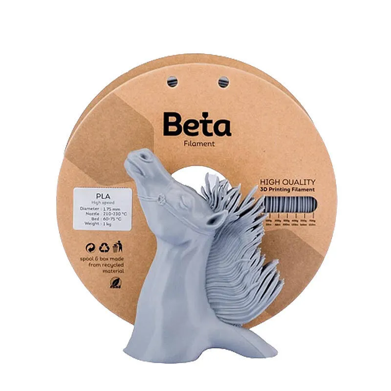 Beta Hyper Pla Filament - Gri - 1Kg