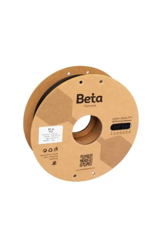 Beta PLA-Matte Filament - Siyah - 1Kg