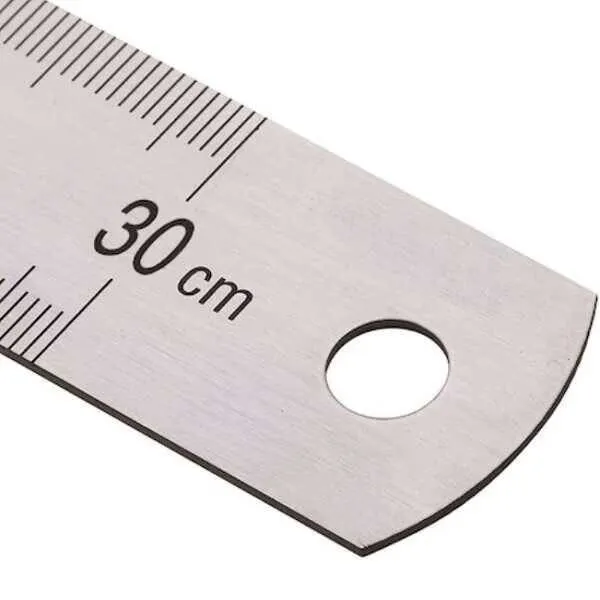 Çelik Cetvel 30cm