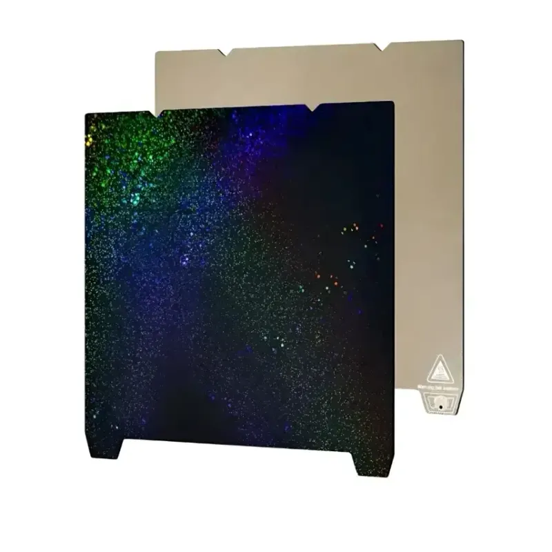 Creality K1 / Ender 3 V3 Serisi Uyumlu Çift Taraflı PEI-PEY Star Yay Çeliği Tabla