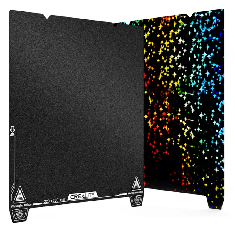 Creality K1 / Ender 3 V3 Serisi Uyumlu Çift Taraflı PEI-PET Star Yay Çeliği Tabla