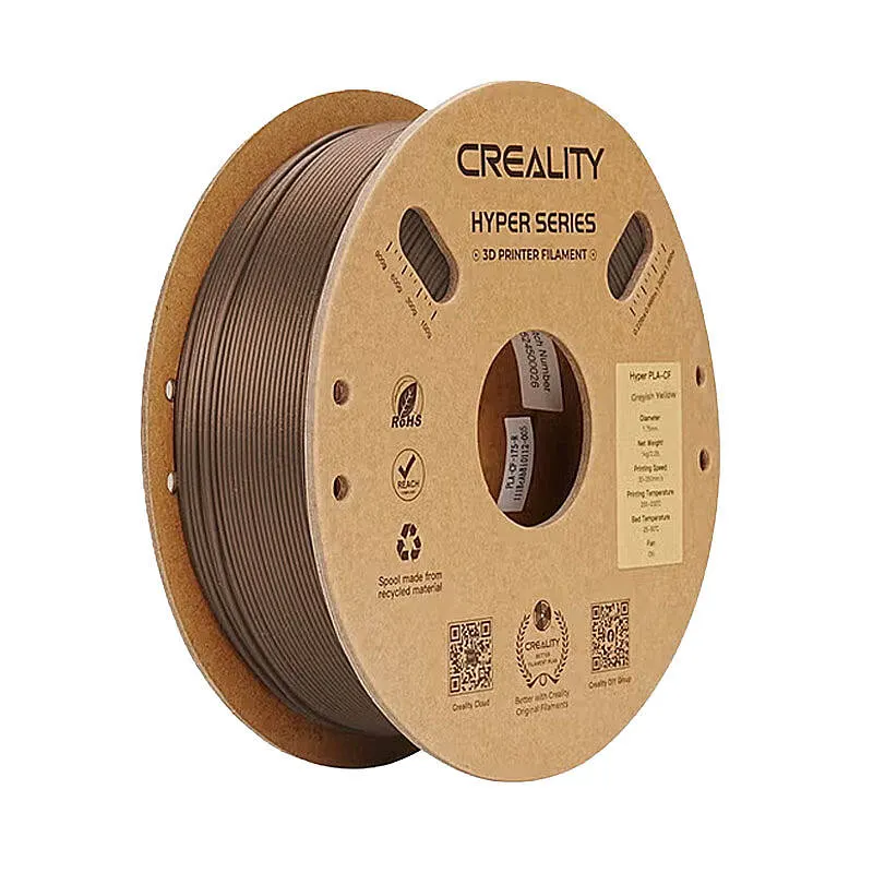 Creality Hyper PLA-CF Greyish Yellow Filament 1.75mm 1000gr