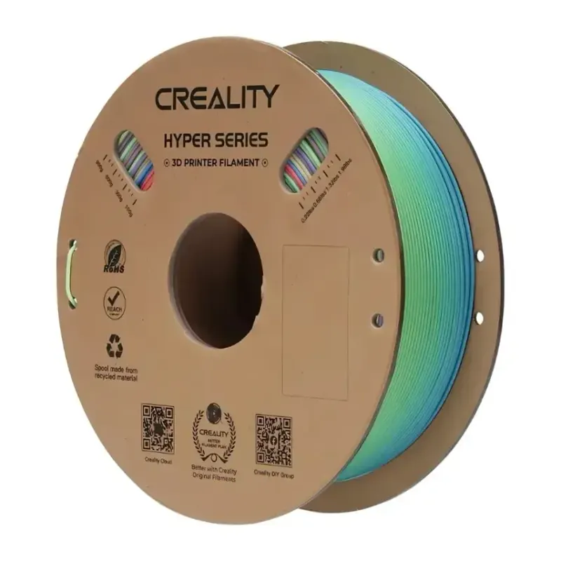 Creality Hyper PLA Rainbow Wild Blossom Short Filament 1.75mm 1000gr