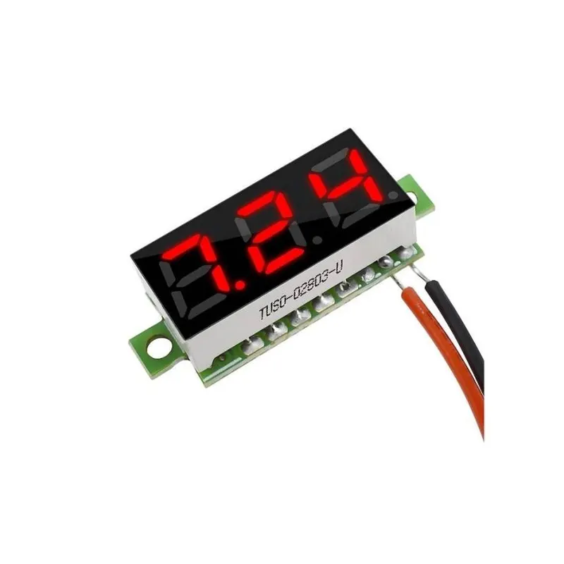 Dijital DC Voltmetre - Kırmızı