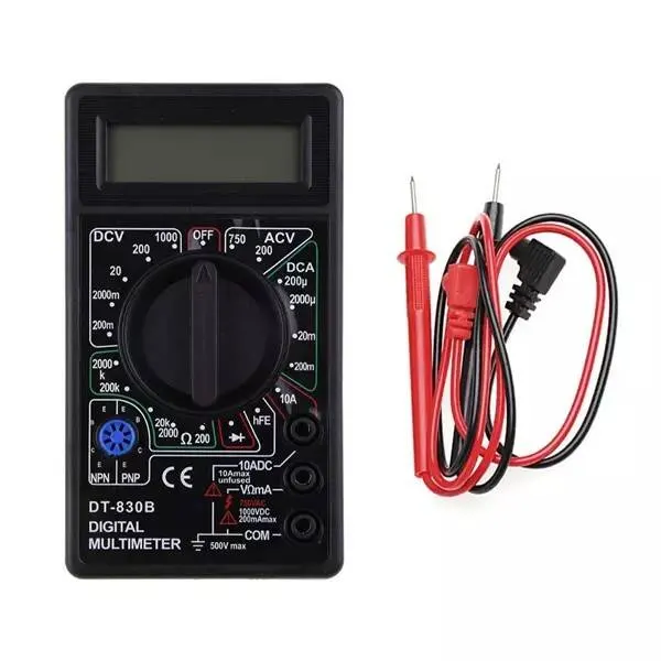 DT-830B Dijital Multimetre - Siyah